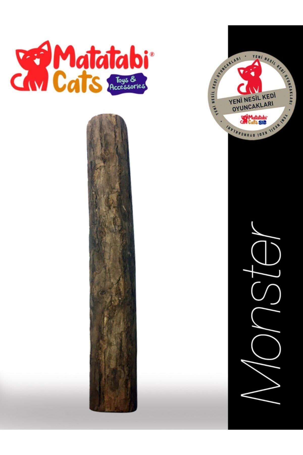 MATATABİ CATS-Stick Monster Natural Cat Chew Stick, Cat Toy 12 Cm (Not catnip) 2