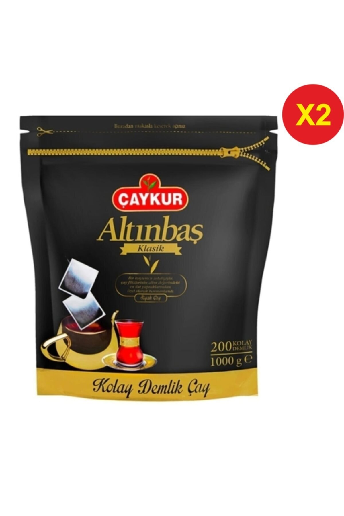 Çaykur Altınbaş Klasik Demlik Poşet Çay 1kg X 200adet