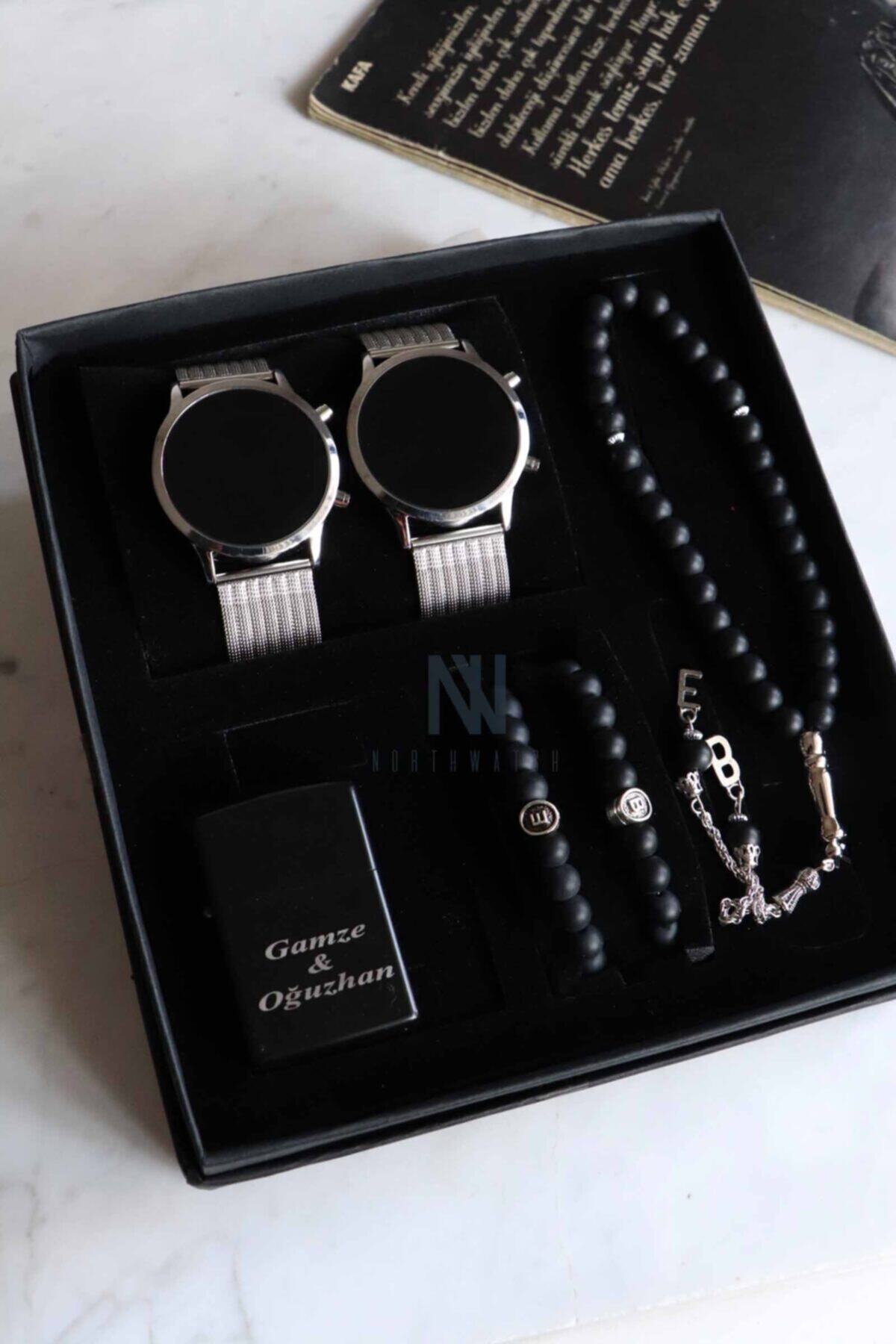 Special Metal Double Wristwatch Set for February 14