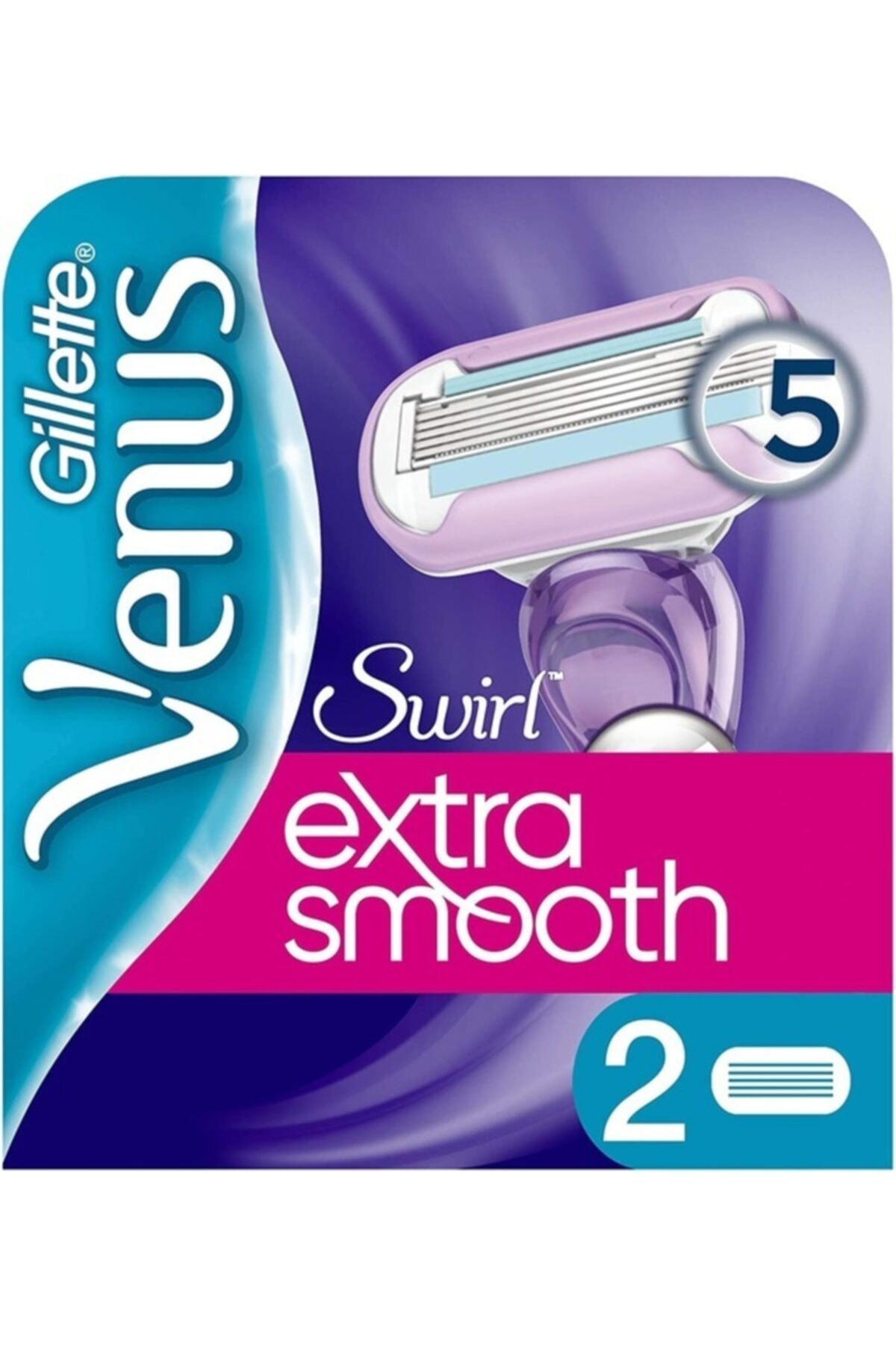 Gillette Venüs Swirl Extra Smooth 2'li Yedek Tıraş Bıçağı