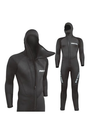 Free-Sub 5mm Diving Tek Parça Scuba Tüplü Dalış Elbisesi