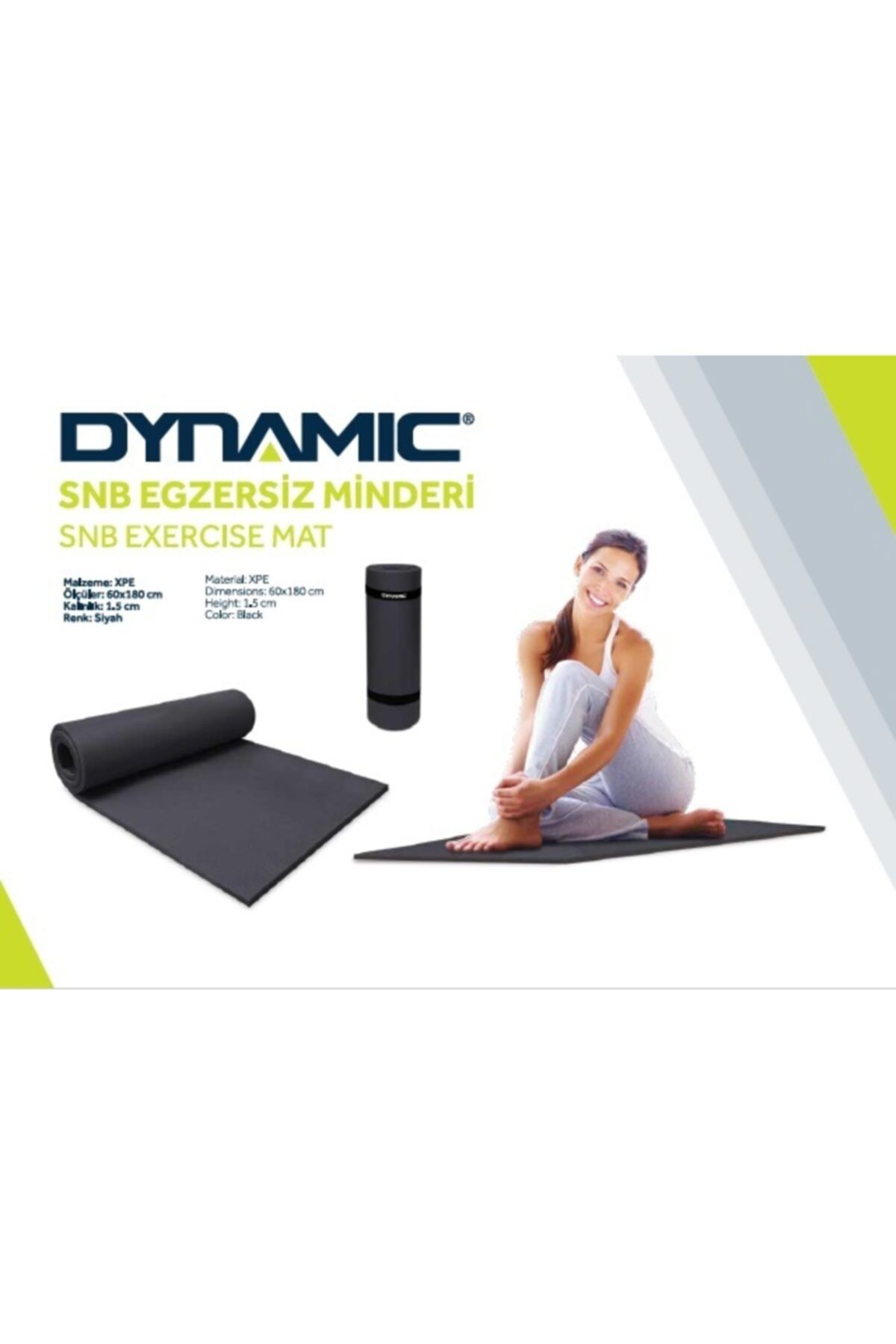 Dynamic-Snb Non-Slip Exercise and Camping Cushion 15mm 60x180 cm 4