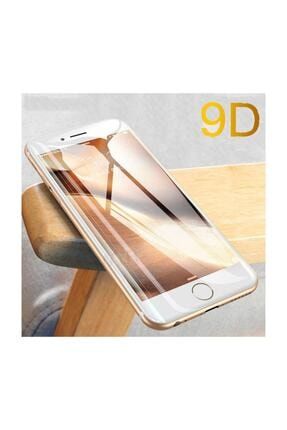Apple Iphone 6s 9d Tam Kaplayan Koruma Full Kapatan Kavisli Kırılmaz Cam Ekran Koruyucu Beyaz TYC00344453445