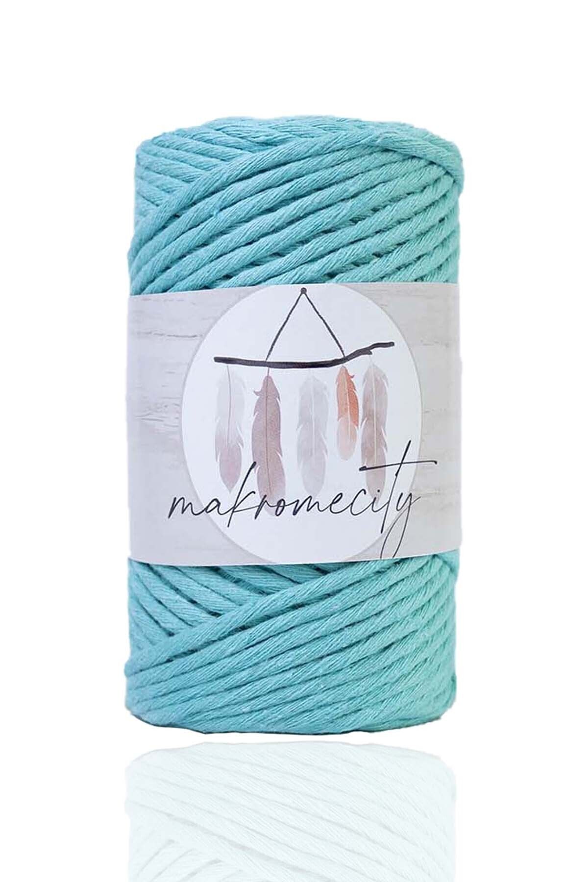 Makromecity-Premium Screened Macrame Thread 3mm Macrame Screenable Hobby Thread Set of 3 3 Mint 2