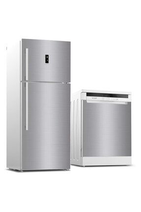 Buzdolabı Ve Bulaşık Makinası Kaplama Gri Renk ALVİNA-YENİ10