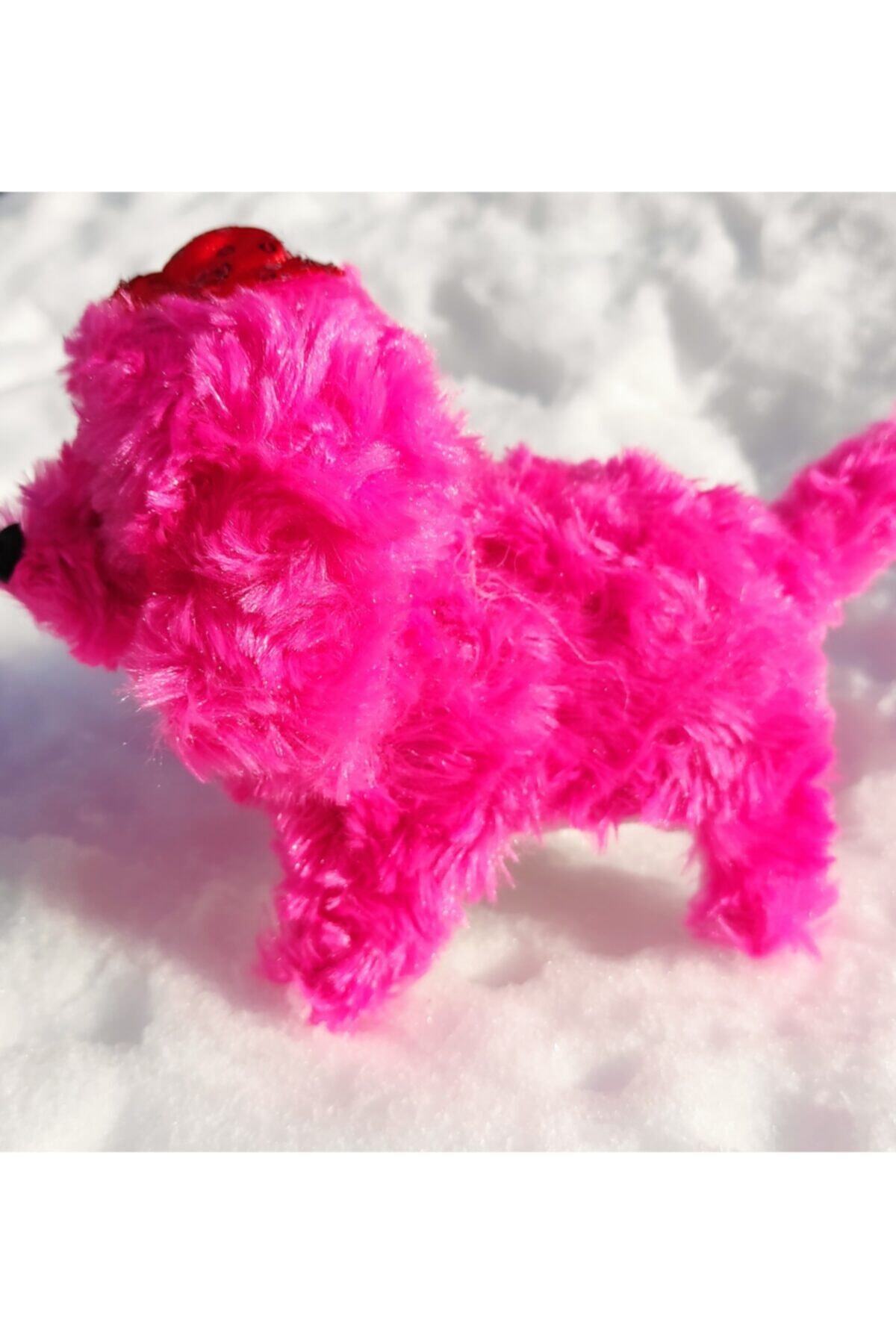 Mia Pembe Yürüyen Havlayan Sevimli Pilli Peluş Köpek fotoğrafı 2 (önizleme)