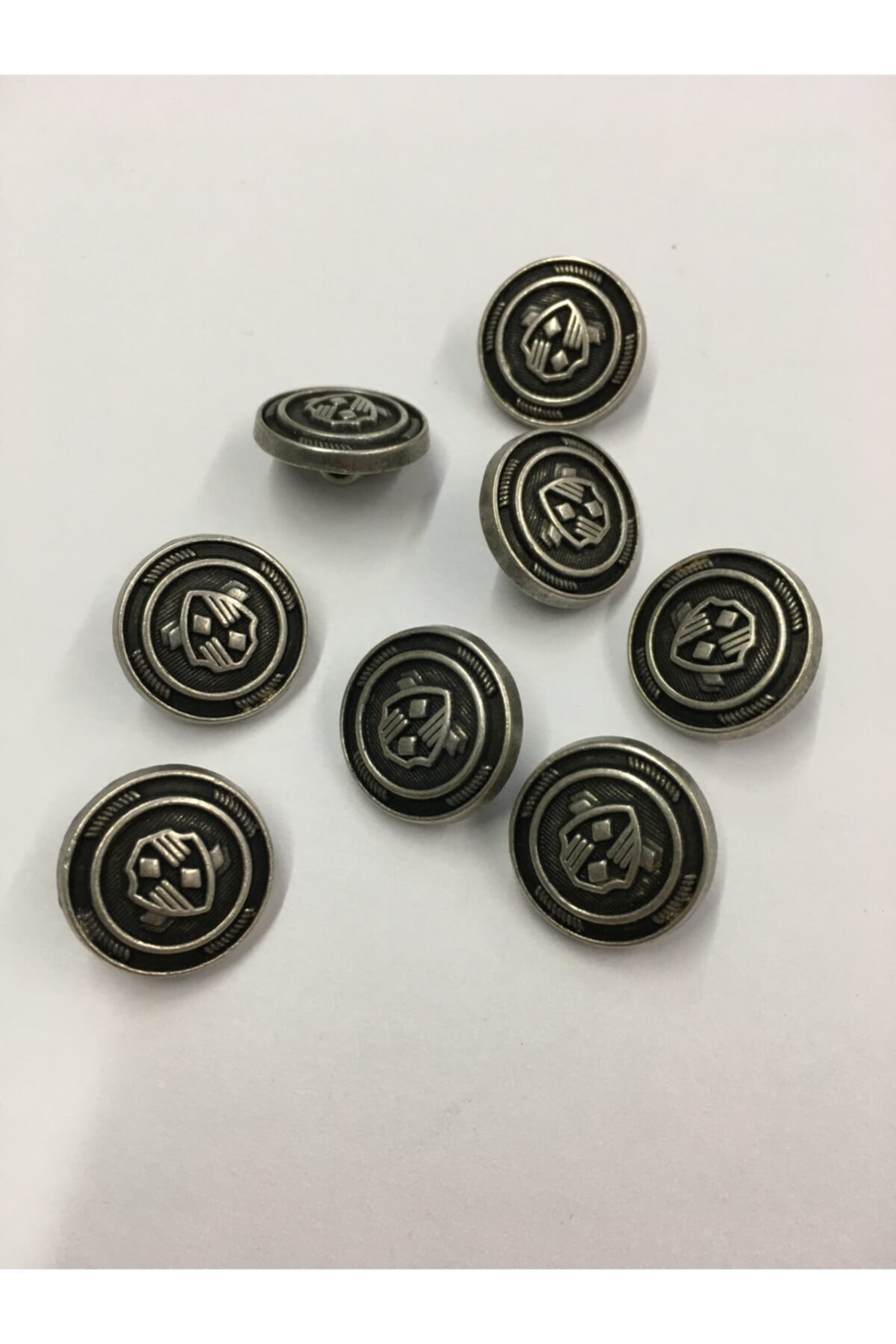 Metal Button Small Series Set of 8