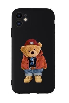 Iphone 11 Uyumlu Teddy Bear Desenli Kamera Korumalı Lansman Kılıf Premium Silikonlu BilişimAkademi-Teddybear-11