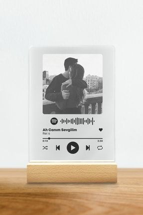 Ah Canım Sevgilim - Rei6 Spotify Barkodlu Plak (13x18cm) MKFRM-1-17