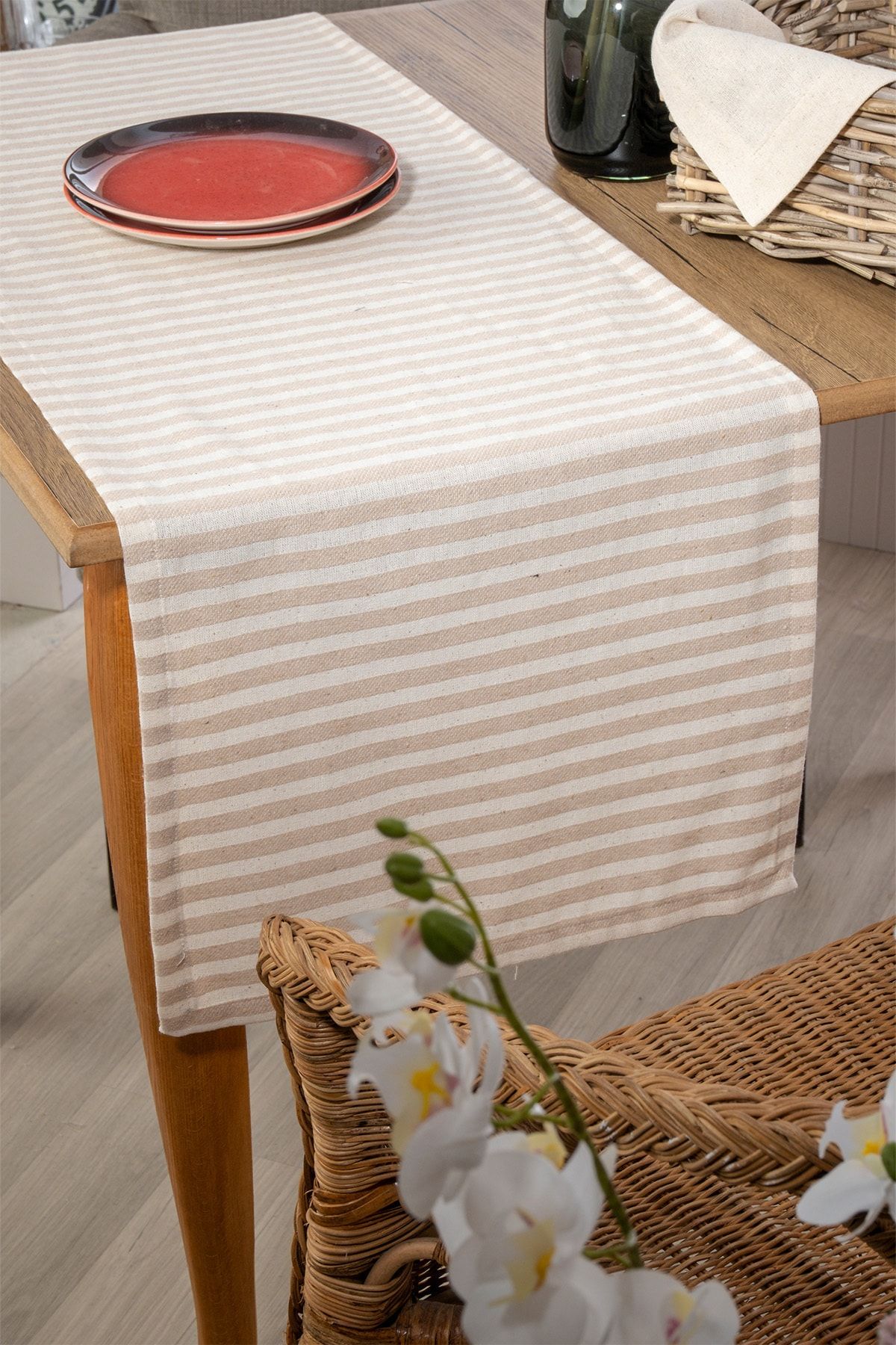 vivamaison-Tesatura In Dungi Cafea Lapte 42x150 Cm Fata De Masa Runner 4