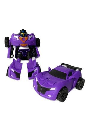 Tobot Transformers Stil Dönüşebilir Oyuncak Araç Hem Robot Hem Araba Mini Y E669A-Y