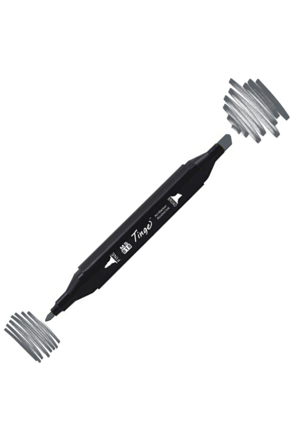 Twin Double Tip Marker Pen Cg8 Cool Grey