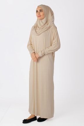 Tek Parça Kadın Elbisesi - Bej FC-4802BEJ