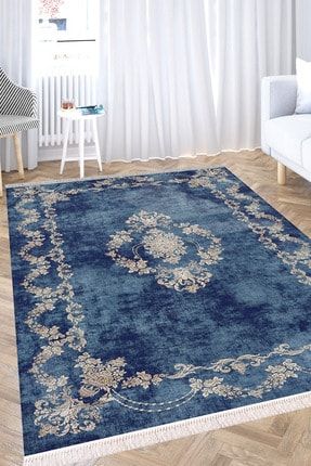 Brillant Angel Home Kaymaz Taban Makinede Yikanabilir Kadife Hali Trendyol