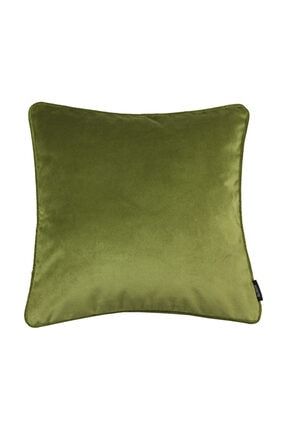 Mcalister Textiles Mat Kadife | Dekoratif Yastık Kılıfı Kırlent Lime Yeşil 50cm*50cm MC1501