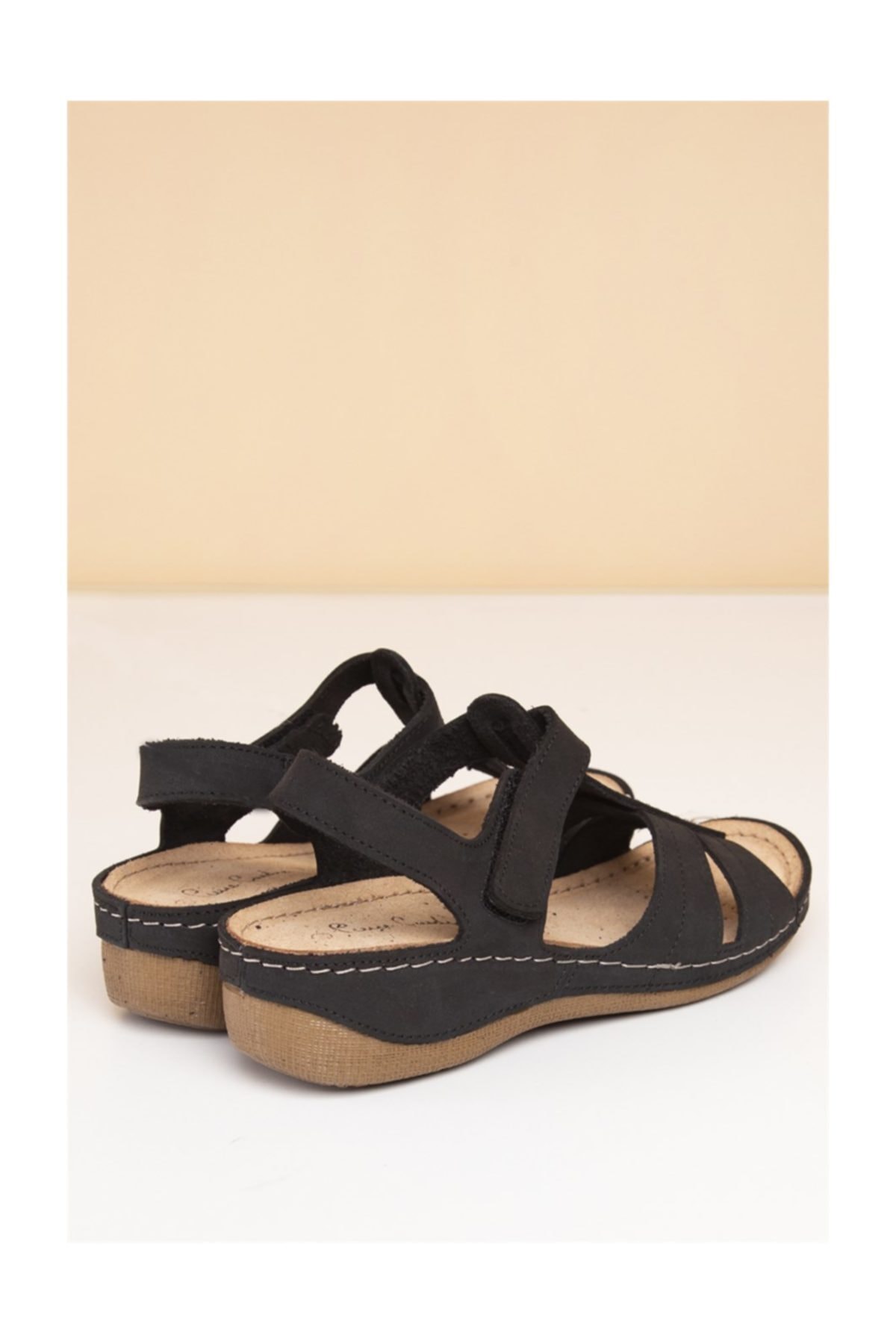 صندل Pierre Cardin پیر کاردین زنانه مشکی Pc-2607 اورجینال - تصویر 2