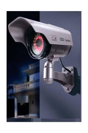 Gece Görüşlü Sahte Güvenlik Kamerası Led Işıklı Caydırıcı Dekoratif AnkaShop®34