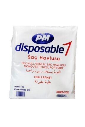 Queen Bee Tek Kullanimlik Havlu Kullan At Sac Havlusu 40x80cm 40gram Emici Kumas 100 Lu Paket Trendyol