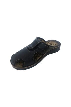 Gezer Erkek Siyah Noktali Yazlik Kapali Terlik Sandalet 9878 4 Trendyol