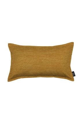 McAlister Textiles Plain Chenille | Yastık Kılıfı Kadife Dekoratif Kırlent Sarı 60cm*40cm MC2356