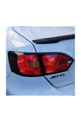 Vw Jetta Mk6 2015-2017 Makakyajlı Stop Çerçeve Kaplama Sticker Mat Siyah MAT SİYAH