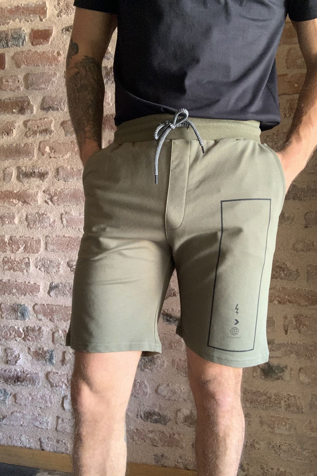 Trendyol Man Haki Erkek Sort Bermuda Tmnss20sr0163 Trendyol