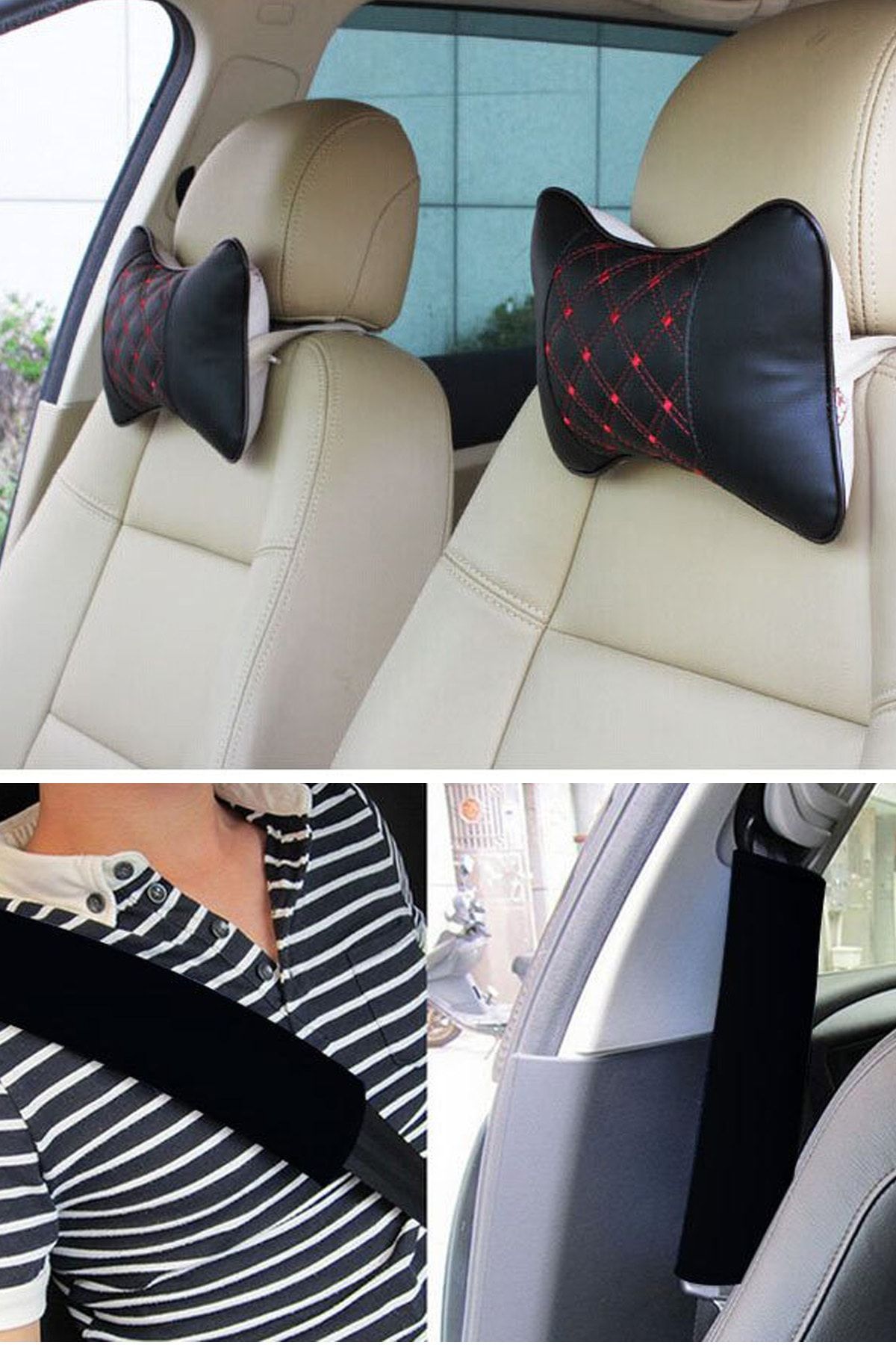 autofresh fiat fiorino koltuk uyumlu baslik yastigi seyahet konfor seti luks suni deri spor model fiyati yorumlari trendyol
