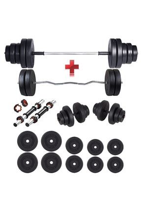 Dambilcim 85 Kg Halter Seti Dambil Seti Agirlik Ve Vucut Gelistirme Aleti 85 Kg Trendyol
