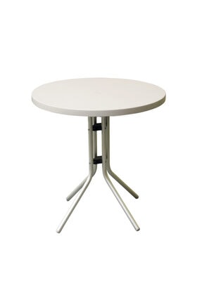 Papatya Diva Masa Plastik Bahce Masasi Yesil Ahsap Desenli Kare 80x80 Cm Trendyol