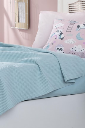 English Home Sweet Moon Baskili Bebe Pike 100x150 Cm Mavi Trendyol
