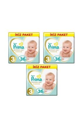 Prima Premium Care Bebek Bezi 3 Numara 124 Ekonomik Paket Trendyol