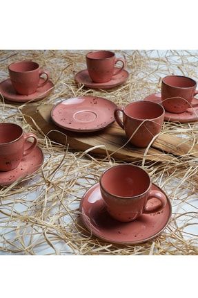 Karaca Terra Bronz 6 Kisilik Kahve Fincan Takimi Trendyol