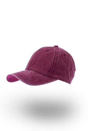 1000 Yıkamalı Şapka-bordo 1000-BORDO