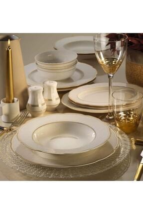 Kutahya Porselen Bone Olympos 30 Parca 9650 Desenli Yemek Seti Fiyati Yorumlari Trendyol