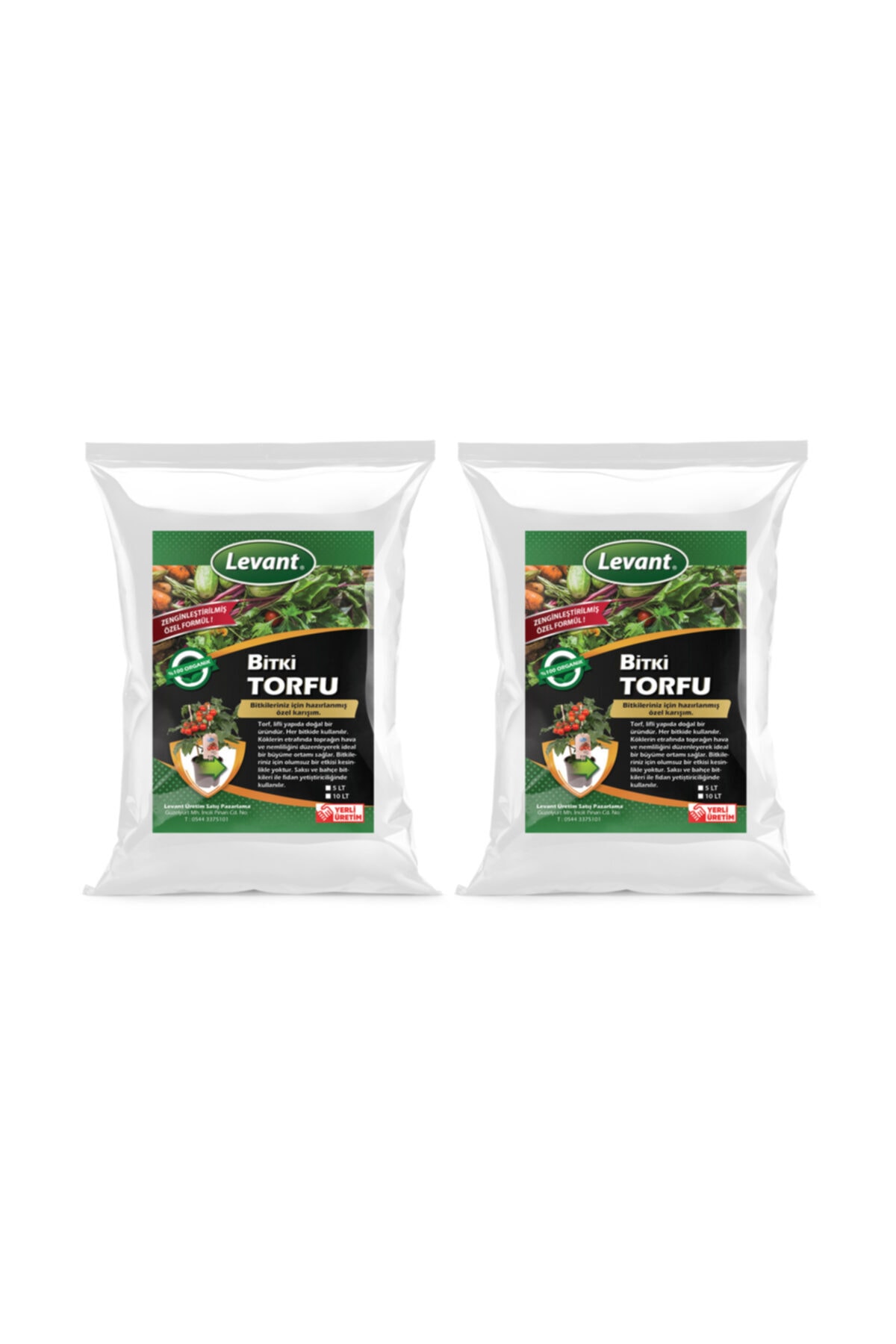 Bitki Torfu 5lt 2 Adet Genel Kullanım