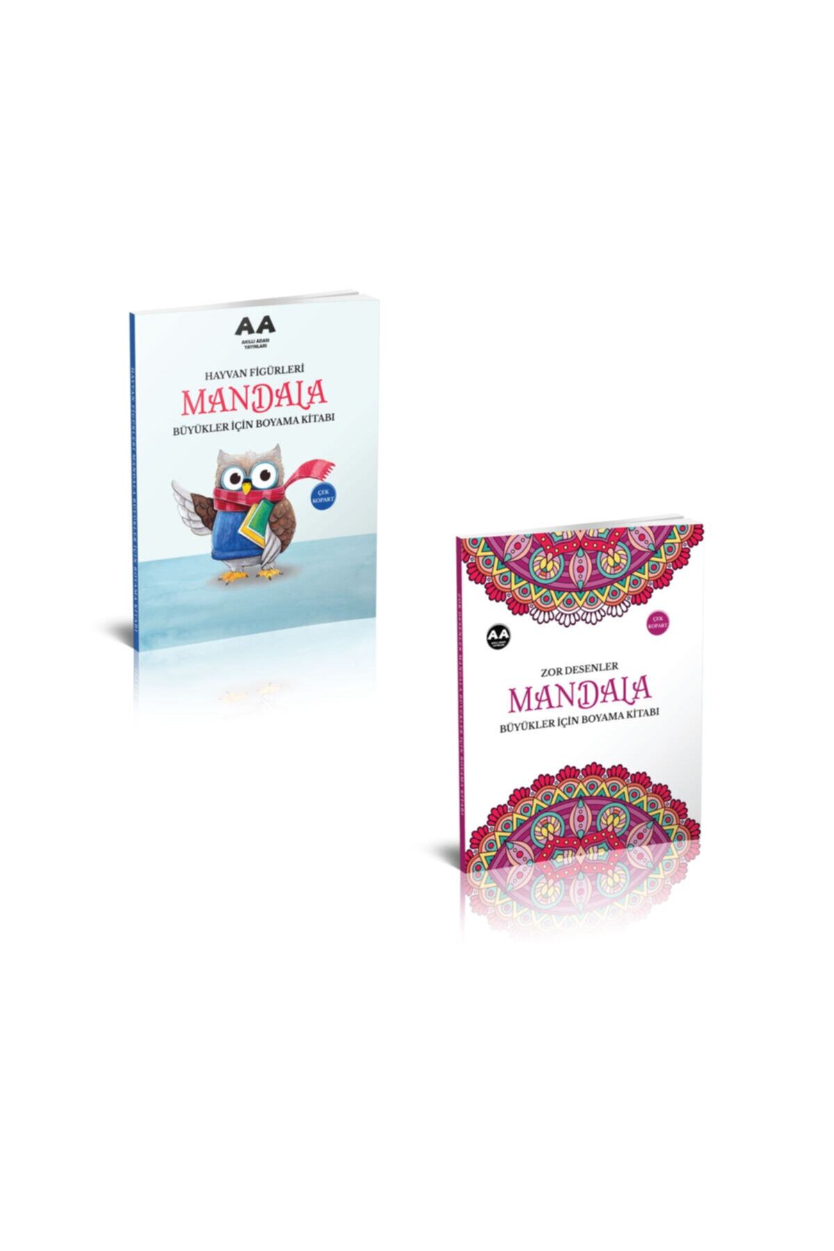 Mandala Büyükler Için Boyama Kitabı 2'li Set Mandala Boyama
