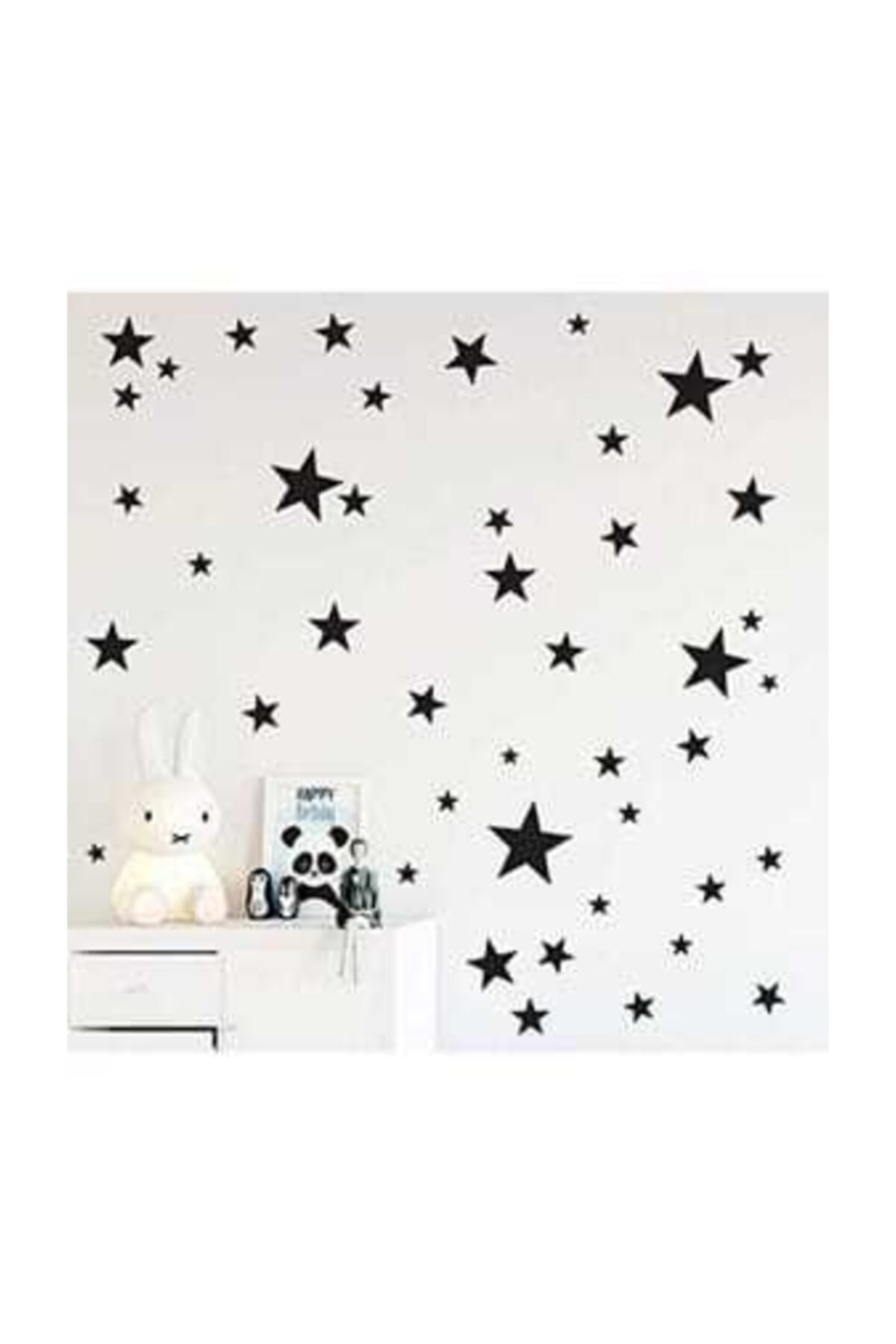 Yıldız Duvar Sticker 3-4-5 cm 100 Adet