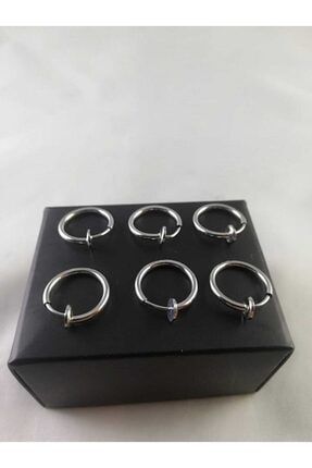 Takiparkxs Fake Piercing Delik Burun Kulak Dudak Olmadan Tum Bolgelere Uyumlu Trendyol