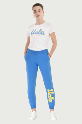 Ucla Sari Kapusonlu Baskili Kadin Sweatshirt Ap2cc0sw10046351 Trendyol