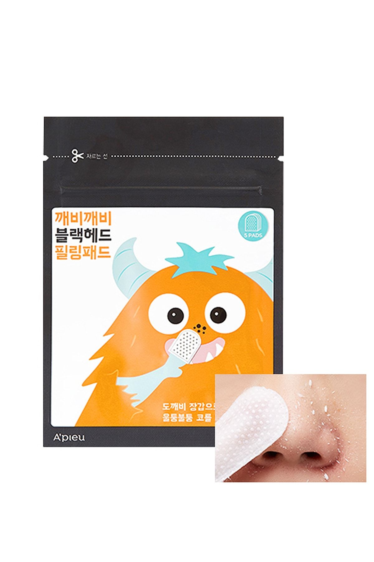 missha siyah nokta temizleyici peeling pad apieu goblin blackhead peeling pad fiyati yorumlari trendyol