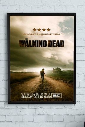 The Walking Dead Dizi Afişi Çerçeveli Tablo (40x50cm) PSTRMNYC11940