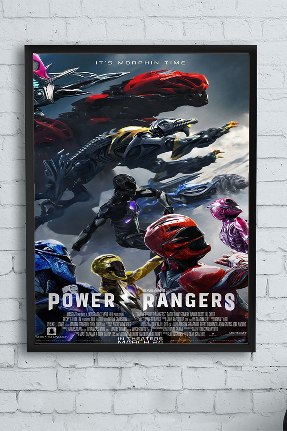 power rangers film afişi