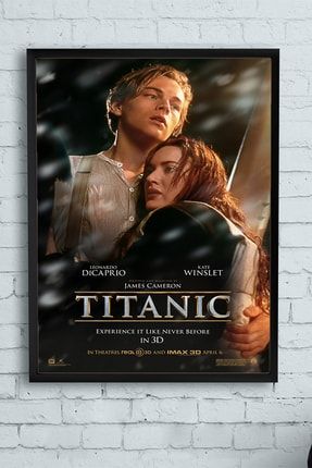 Titanic Film Afişi Çerçeveli Tablo (21x30cm) PSTRMNYC11753