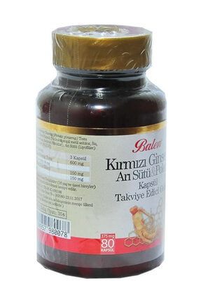 Aksu Vital Kirmizi Kore Ginsengi Iceren Takviye Edici Gida 60 Kapsul Trendyol