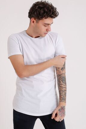 Breezy Derin Yaka Oval Etek Erkek T Shirt Trendyol