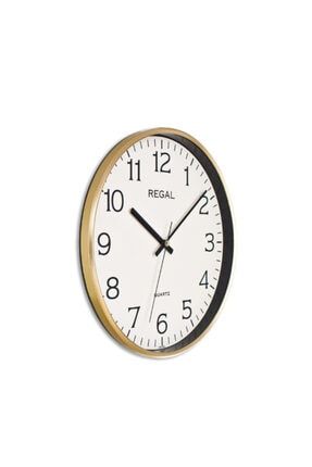 Regal 0250 Sw Ince Cerceve Slim Sessiz Akar Duvar Saati Trendyol