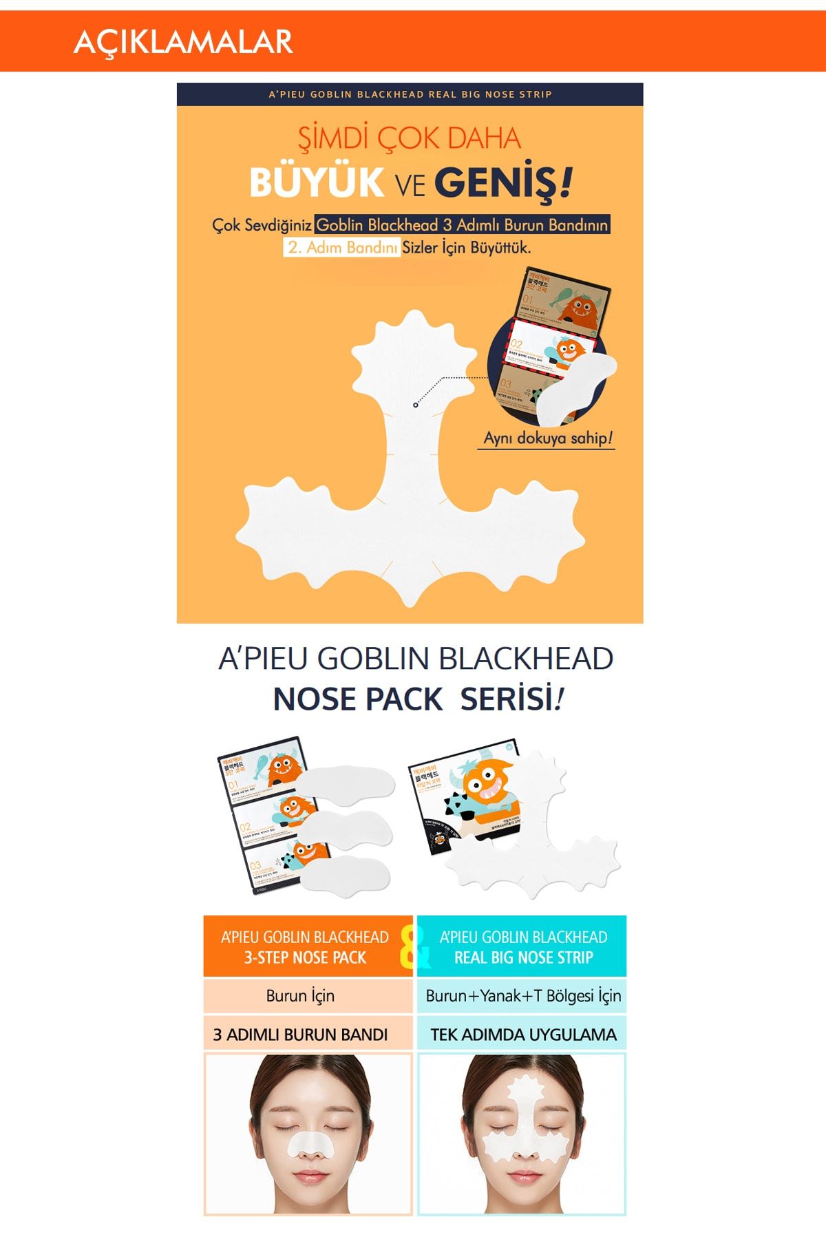 Missha A Pieu Goblin Blackhead Real Big Nose Strip Trendyol