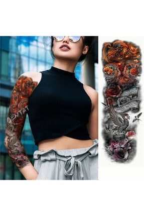 BENCEBUOLSUN Sticker Tattoo Geçici Dövme Tattoo Kol ...