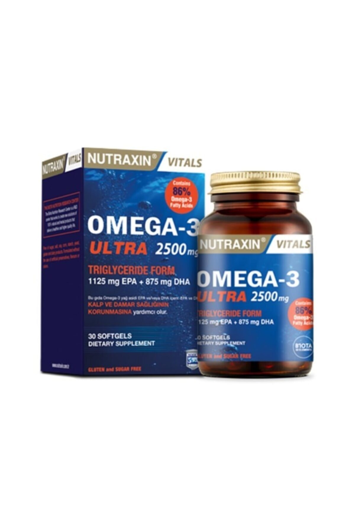 Nutraxin Vitals Omega-3 Ultra 2500 Mg 30 Softgel - Fiyatı, Yorumları