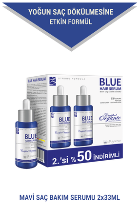 Blue Saç Bakım Serumu 2x33 ml-Mavi Su 8699349130848